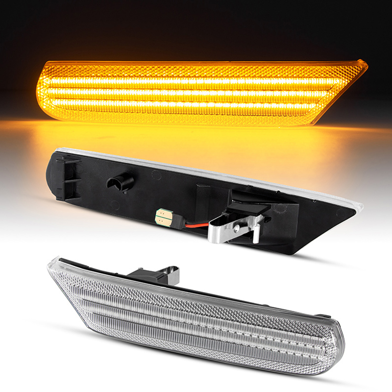 2 Pcs Dynamic Amber LED Car Side Marker Turn Signal Sequential Blinker Light For Porsche 911 Boxster Typ 996 1996-2004
2 Pcs Dynamic Amber LED Car Side Marker Turn Signal Sequential Blinker Light For Porsche 911 Boxster Typ 996 1996-2004