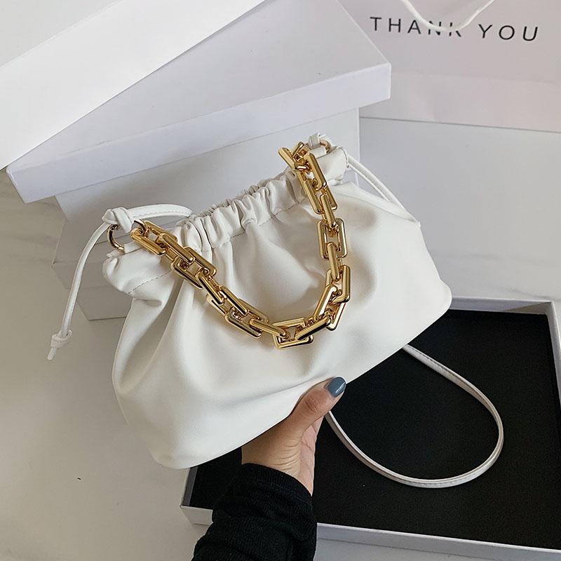Gold Chain PU Leather Crossbody Bags For Women 2021 Summer Small Shoulder Handbags Female Solid Color Cross Body Bag, Black
Gold Chain PU Leather Crossbody Bags For Women 2021 Summer Small Shoulder Handbags Female Solid Color Cross Body Bag, Black