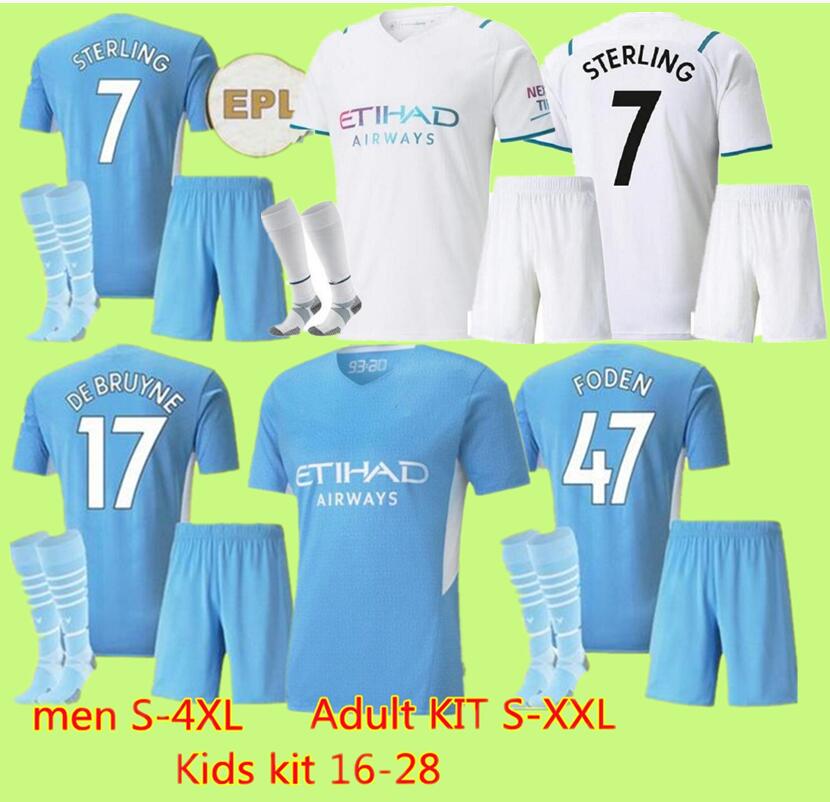 men kids kit 2021 2022 Manchester soccer jersey 21 22 G. JESUS CITY STERLING FERRAN DE BRUYNE KUN AGUERO football shirts MAN uniform, Brown
men kids kit 2021 2022 Manchester soccer jersey 21 22 G. JESUS CITY STERLING FERRAN DE BRUYNE KUN AGUERO football shirts MAN uniform, Brown