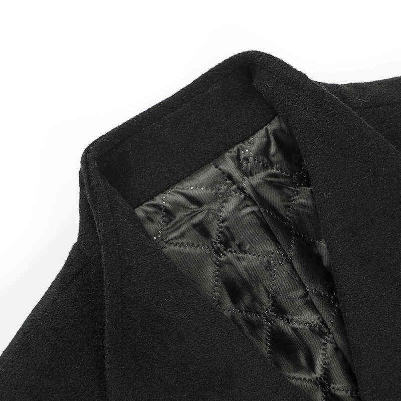 BOLUBAO Men Wool Blend Coat Fashion Winter Jacket Coats Woolen Coat Mens Overcoat Male Europe Size Trenchcoat 211119