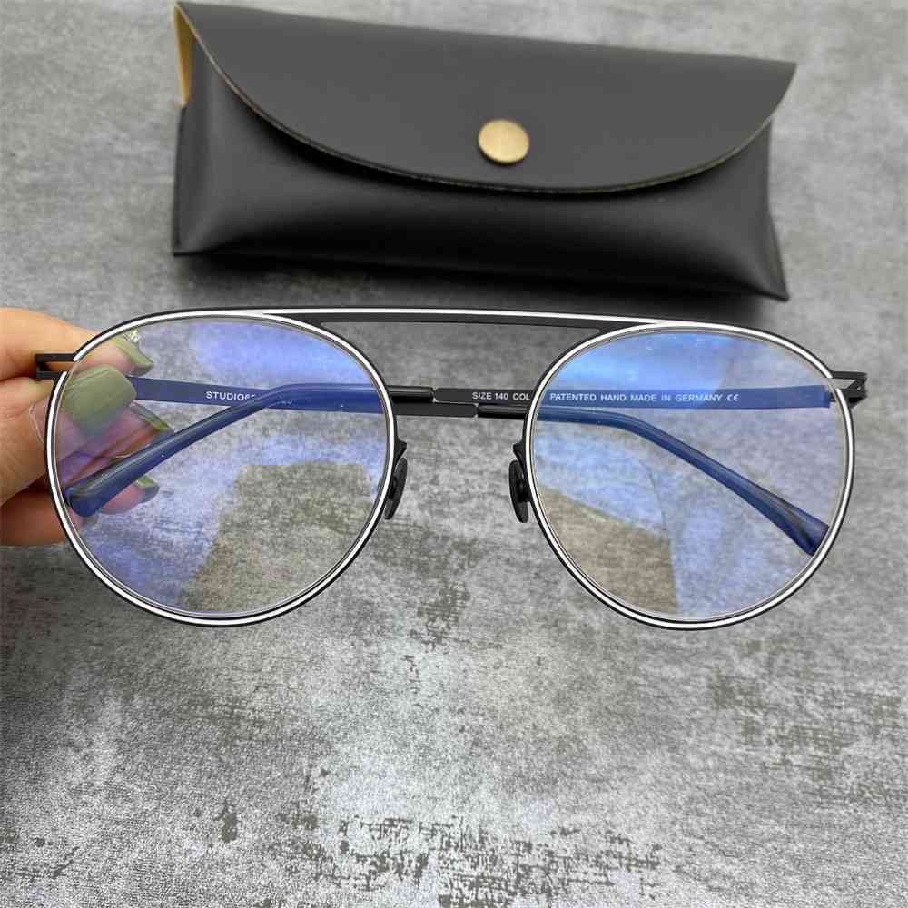 80% Off Store Online German horse guitar glasses frame no screw ultra light metal fashion single beam round wide face myopia for men and women
80% Off Store Online German horse guitar glasses frame no screw ultra light metal fashion single beam round wide face myopia for men and women