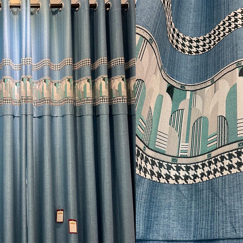 New Blackout Curtain Stitching Simple Nordic Style Living Room Bedroom Curtain, Tulle
New Blackout Curtain Stitching Simple Nordic Style Living Room Bedroom Curtain, Tulle