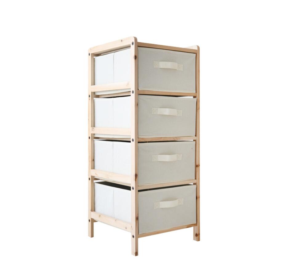 Drawer type storage cabinet Bedroom Furniture multi-layer clothes rack Nordic small family simple multi-functional bedside cabinets