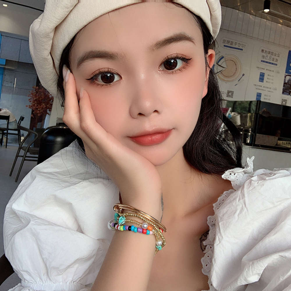 ,bracelet Double ring Knot Bracelet women's opening personalized jewelry Japanese and Korean national style colorful rice Bead, Golden;silver
,bracelet Double ring Knot Bracelet women's opening personalized jewelry Japanese and Korean national style colorful rice Bead, Golden;silver