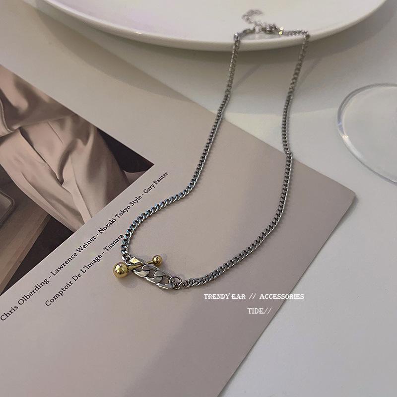 Chokers Street Retro Titanium Steel Simple Metal Hip Hop Balance Ball Fashion Design Chain Necklace Female Clavicle
Chokers Street Retro Titanium Steel Simple Metal Hip Hop Balance Ball Fashion Design Chain Necklace Female Clavicle