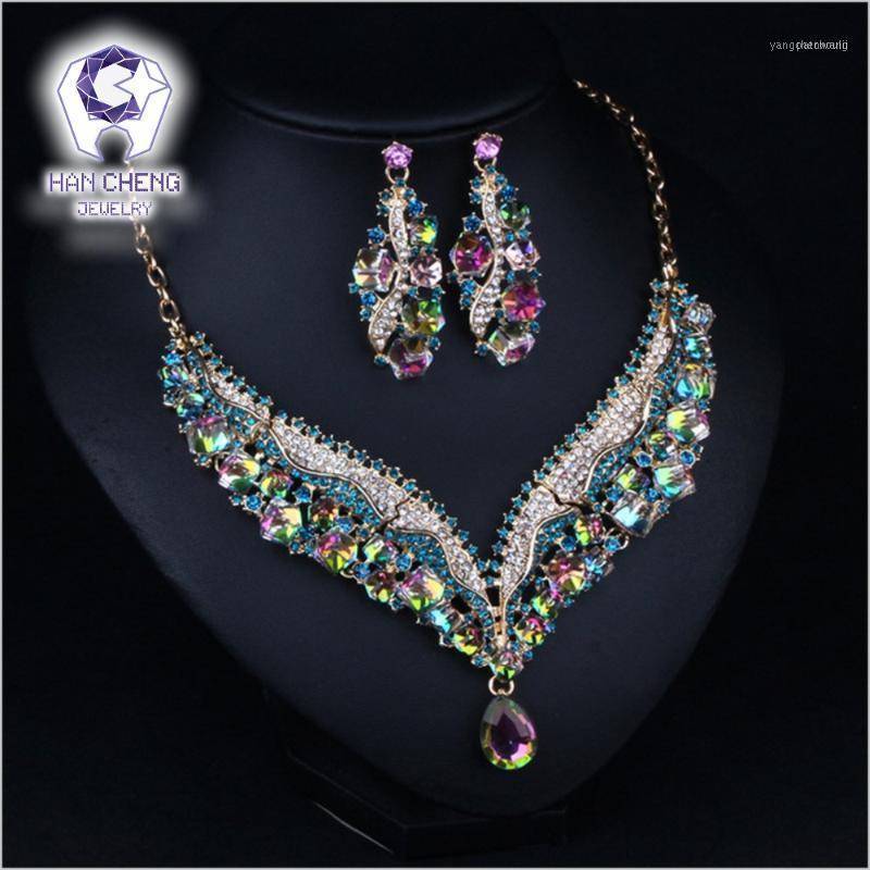 HanCheng Fashion Luxury Rhinestone Discolor Cubic Created Crystal Statement Maxi Choker Necklace Women Jewelry Leagtha Collier1
HanCheng Fashion Luxury Rhinestone Discolor Cubic Created Crystal Statement Maxi Choker Necklace Women Jewelry Leagtha Collier1