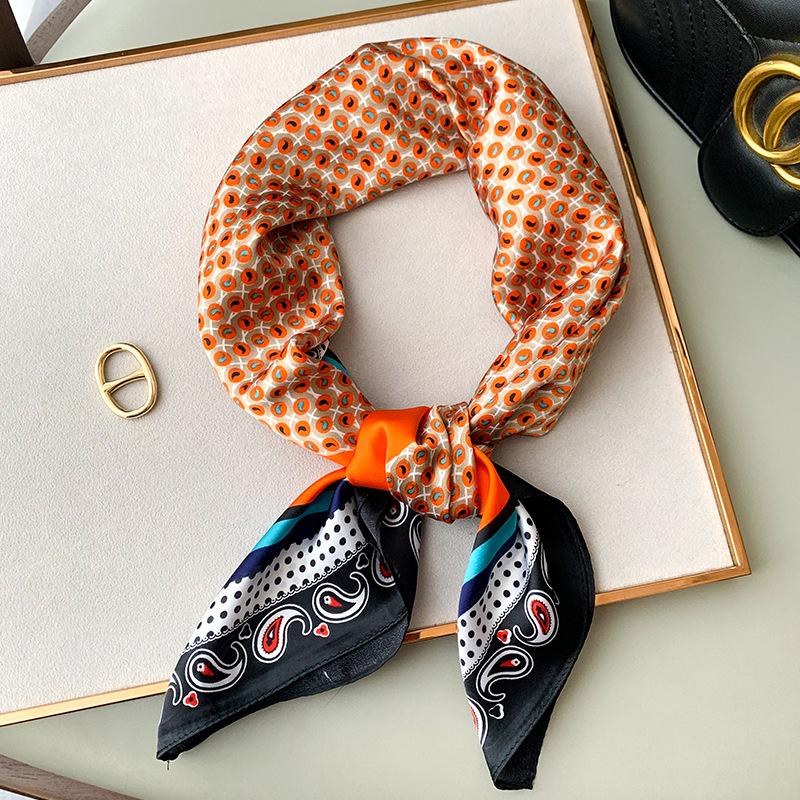 Scarves Cashew Flower Fashion Small Square Scarf Female Wild Simulation Silk Clothing Decoration Sunscreen, Blue;gray
Scarves Cashew Flower Fashion Small Square Scarf Female Wild Simulation Silk Clothing Decoration Sunscreen, Blue;gray