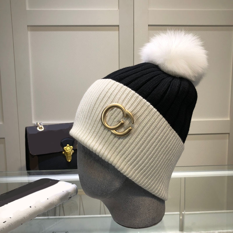 100% Wool Knitted Beanie Designer Removable Fox Fur Ball Hat Luxury Mens Hats Fashion Womens Cap Mens Caps Women Bucket Hat D2111061HL, Pink
100% Wool Knitted Beanie Designer Removable Fox Fur Ball Hat Luxury Mens Hats Fashion Womens Cap Mens Caps Women Bucket Hat D2111061HL, Pink