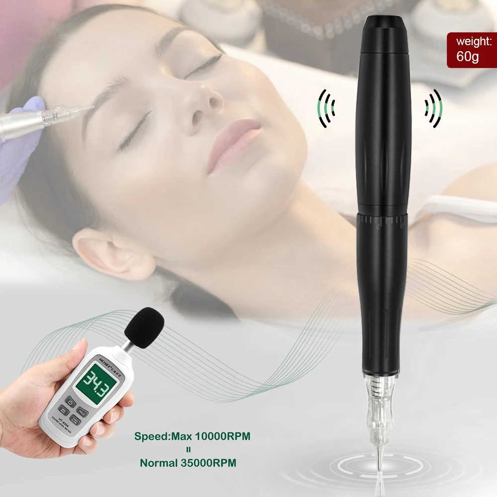 BMX Permanent Makeup Machine Tattoo Pen Professional Digital tattoo PMU Sets with Cartridges Eyebrow Lip LW002 210622