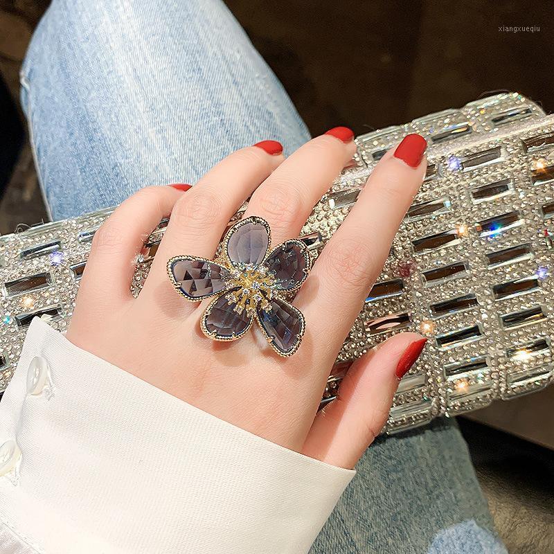 Cluster Rings MOONROCY Trendy Gold Color Blue Gray White Purple Green Flower Crystal Party Jewelry For Women Gift Drop Wholesale, Golden;silver
Cluster Rings MOONROCY Trendy Gold Color Blue Gray White Purple Green Flower Crystal Party Jewelry For Women Gift Drop Wholesale, Golden;silver