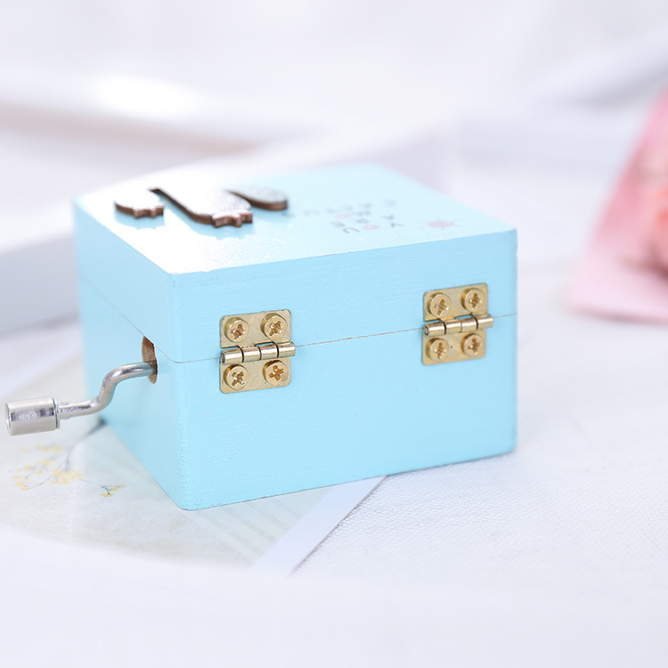 sic Box Solid Wooden With Mirror Hand Made Creative Cactus Design Craft Exquisite sical Gifts Free DHL Free shipping