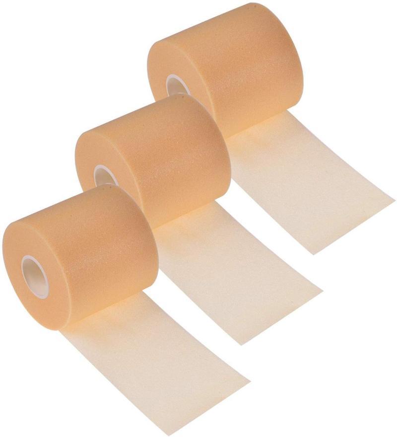 Elbow & Knee Pads 3 PACK 7cm X 27m Sports Support Strap Pre-Wrap Base Bandage Foam Athletic Tape For Taping Wrist, Ankles And Knees, Black
Elbow & Knee Pads 3 PACK 7cm X 27m Sports Support Strap Pre-Wrap Base Bandage Foam Athletic Tape For Taping Wrist, Ankles And Knees, Black