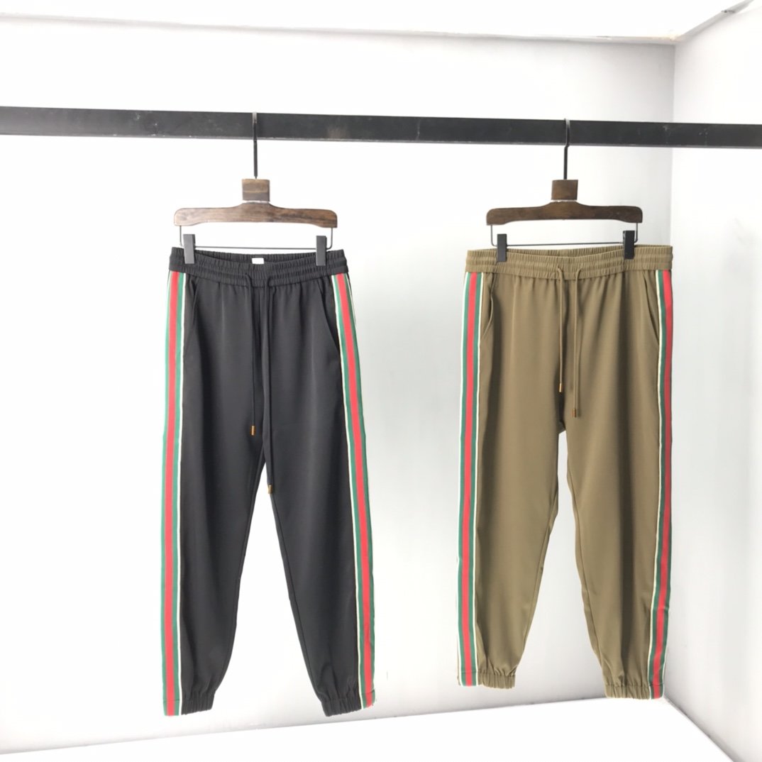 2021 European luxury latest fashion top men's designer casual and comfortable brown trousers, high quality contrast webbing printing lo, Black
2021 European luxury latest fashion top men's designer casual and comfortable brown trousers, high quality contrast webbing printing lo, Black