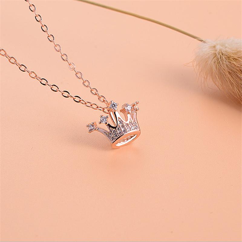 Pendant Necklaces Blaike Vintage Crown Necklace For Women Silver Color Wedding Engagement Princess Jewelry
Pendant Necklaces Blaike Vintage Crown Necklace For Women Silver Color Wedding Engagement Princess Jewelry