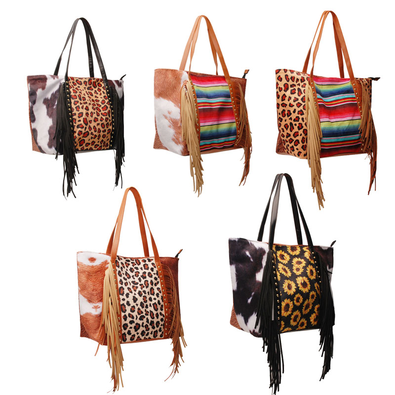 Sunflower Colorful Tassel Should handBag for Women Christmas Vegan Leather bag Stripe Leopard Tote 4 colors, #2
Sunflower Colorful Tassel Should handBag for Women Christmas Vegan Leather bag Stripe Leopard Tote 4 colors, #2