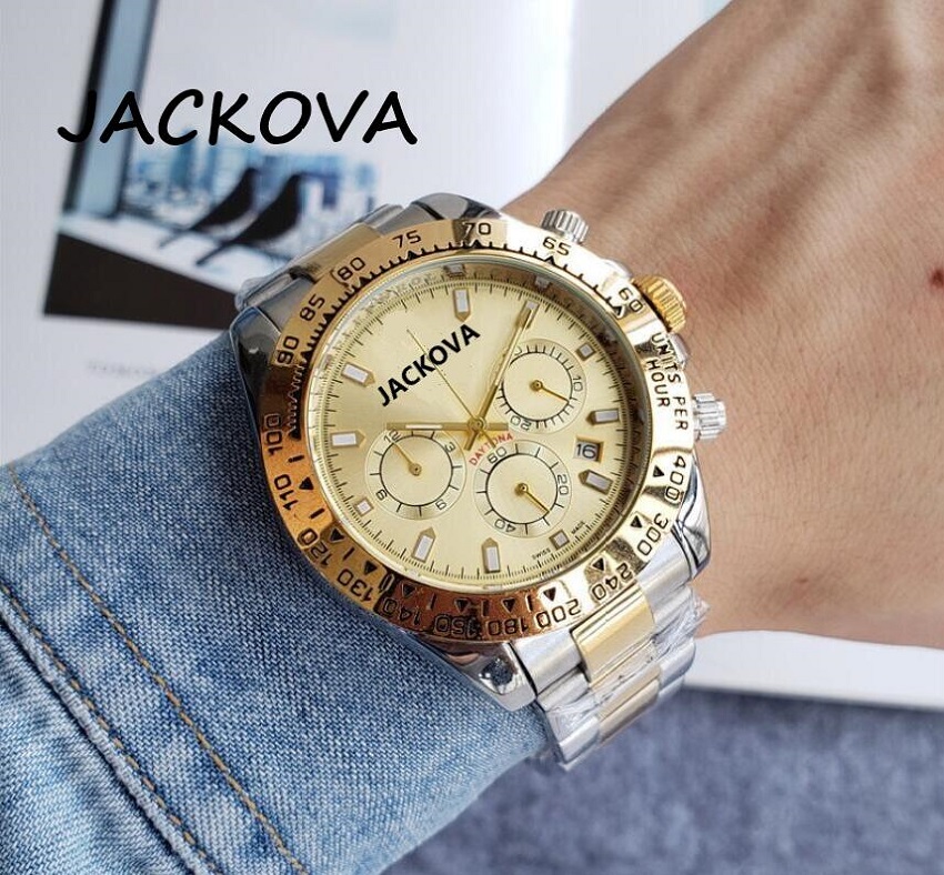 Chronograph Working Mens Full Functional Stopwatch Stainless Steel Quartz Movement men Wristwatches Fashion Designer Watches, Slivery;brown
Chronograph Working Mens Full Functional Stopwatch Stainless Steel Quartz Movement men Wristwatches Fashion Designer Watches, Slivery;brown