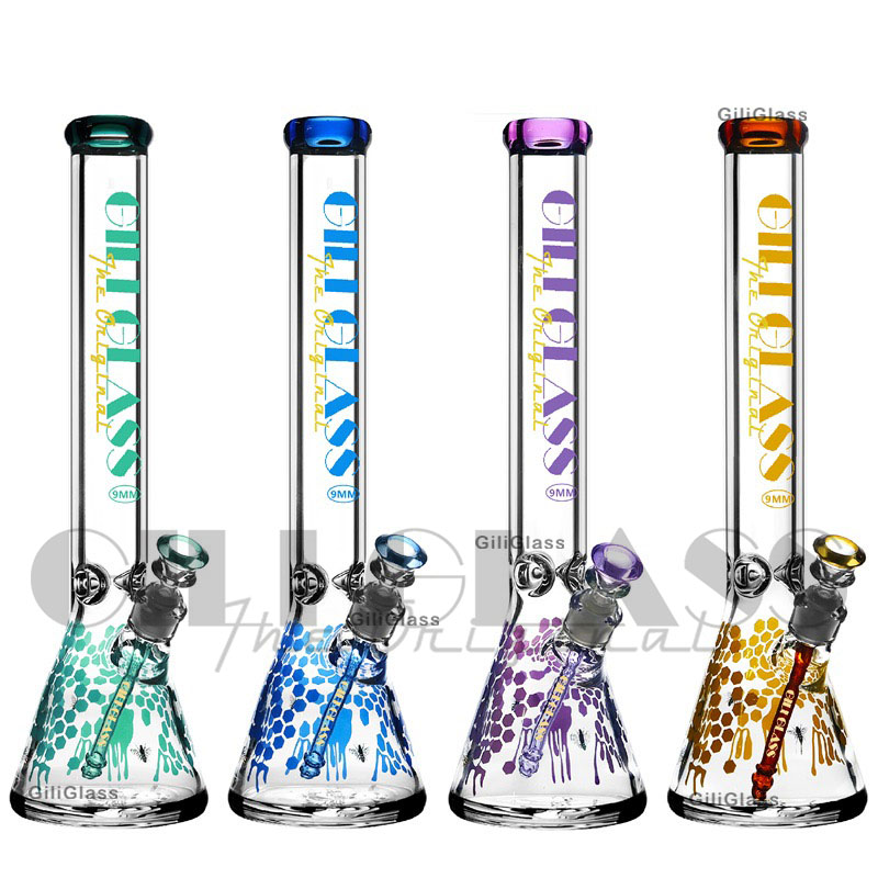 Honeycomb 9mm thick glass beaker bong 18" huge big bongs water pipe heavy pipe colorful dab rig Heady Wax moking Bubbler giliglass purple
Honeycomb 9mm thick glass beaker bong 18" huge big bongs water pipe heavy pipe colorful dab rig Heady Wax moking Bubbler giliglass purple