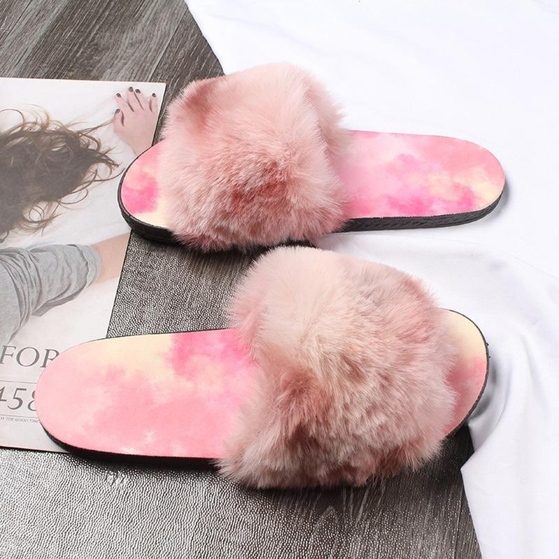 Slippers 2021 Fashion Furry Women's Casual Flat-bottomed Winter Wear Colorful Slip-on Autumn Plush Shoes Woman Female Slides, Brown
Slippers 2021 Fashion Furry Women's Casual Flat-bottomed Winter Wear Colorful Slip-on Autumn Plush Shoes Woman Female Slides, Brown