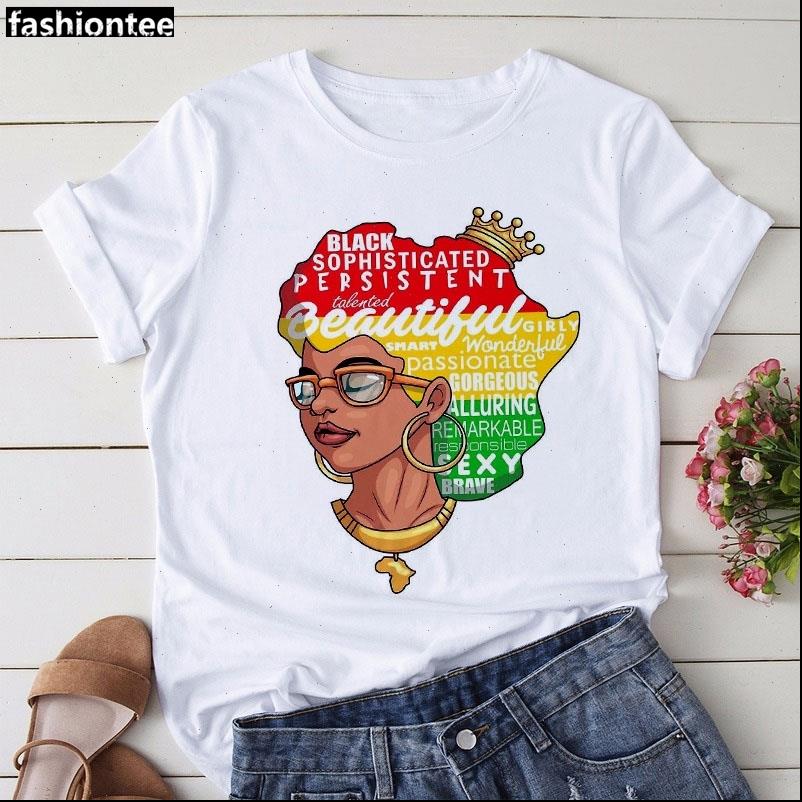 women t shirts summer black girl africa map hair crown womens shirt melanin queen female fashion casual tees, White
women t shirts summer black girl africa map hair crown womens shirt melanin queen female fashion casual tees, White