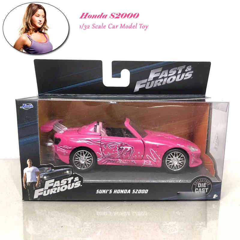 

Suki Honda S2000 car, simulated die casting metal, car model, children's toy, 1 / 32