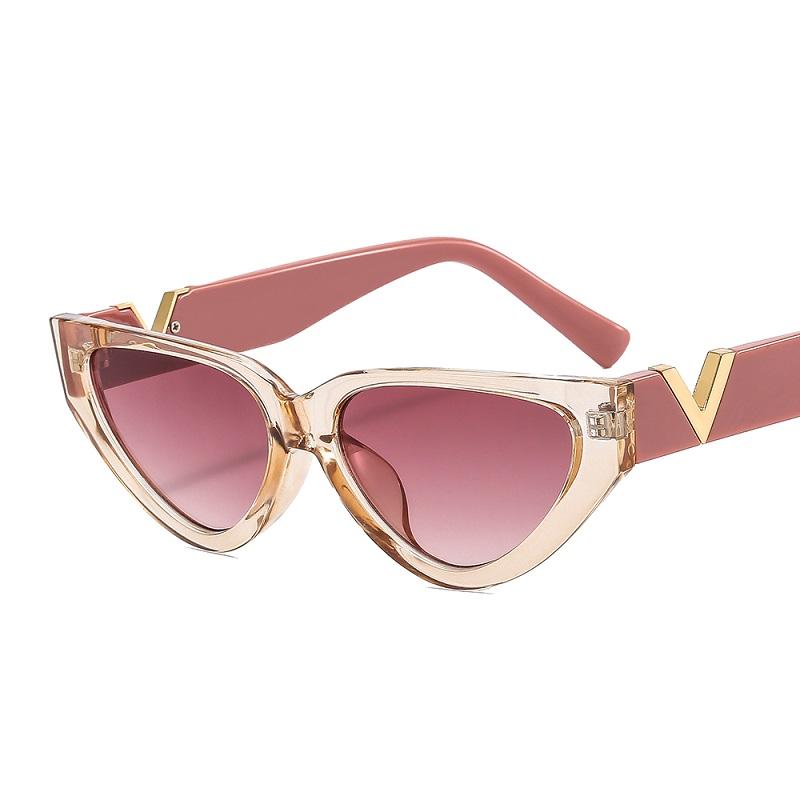 Sunglasses D&T 2022 Fashion Cat Eye Women Men PC Lens Frame Leopard V Logo Brand Designer Luxury Vintage Style UV400 Glasses, White;black
Sunglasses D&T 2022 Fashion Cat Eye Women Men PC Lens Frame Leopard V Logo Brand Designer Luxury Vintage Style UV400 Glasses, White;black