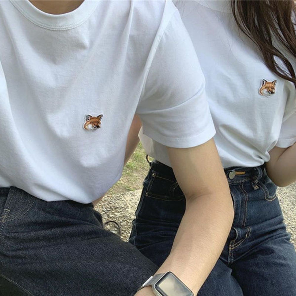 Maison Kitsune New Borumen Casual Simple Travel Shirt Pure Cato Comfortable Short Mouwen T-shirt Top, White;black
Maison Kitsune New Borumen Casual Simple Travel Shirt Pure Cato Comfortable Short Mouwen T-shirt Top, White;black