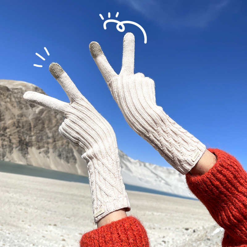 Winter Long Style Keep Warm Knitting Wind-proof Soft Comfortable Gloves for Women Gift
Winter Long Style Keep Warm Knitting Wind-proof Soft Comfortable Gloves for Women Gift
