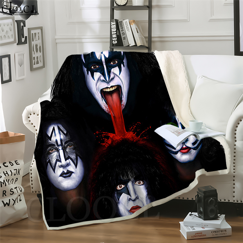 CLOOCL Legendary Band Kiss Band 3D Print Hip-hop Style Conditioning Blanket Sofa Teens Bedding Throw Blankets Plush Quilt
CLOOCL Legendary Band Kiss Band 3D Print Hip-hop Style Conditioning Blanket Sofa Teens Bedding Throw Blankets Plush Quilt