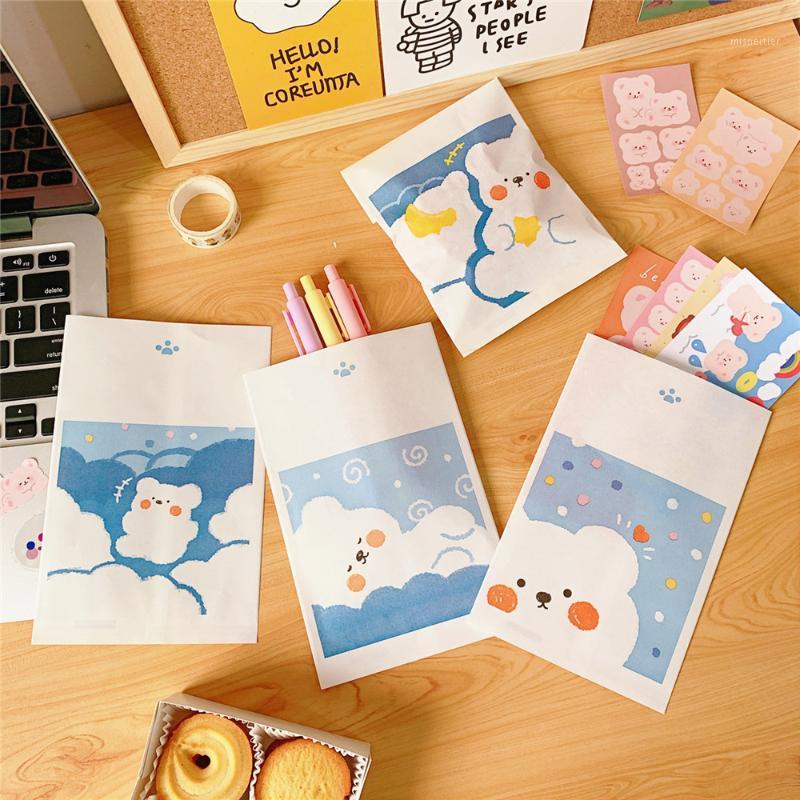 Gift Wrap Simple Ins Style Paper Bag Cartoon Cute Cloud Bear Candy Stationery Separate
Gift Wrap Simple Ins Style Paper Bag Cartoon Cute Cloud Bear Candy Stationery Separate