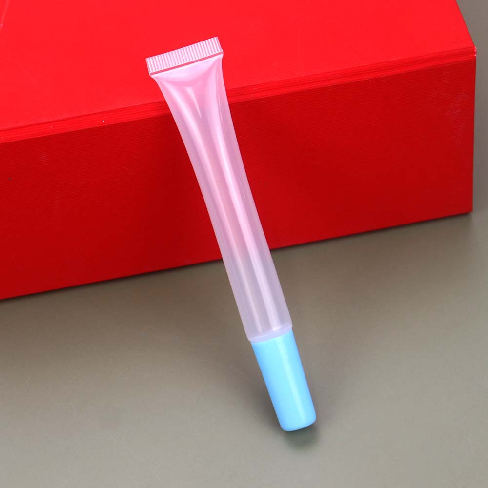 whole empty long lipgloss squeeze soft tubes lip balm lip gloss container packaging 15ml for cosmetics8992240