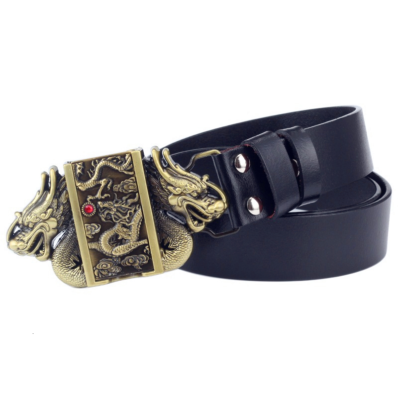2021 New Dragon Buckle Men Genuine Cow Leather Gas Lighter Belt Man Gift F8al, Black
2021 New Dragon Buckle Men Genuine Cow Leather Gas Lighter Belt Man Gift F8al, Black
