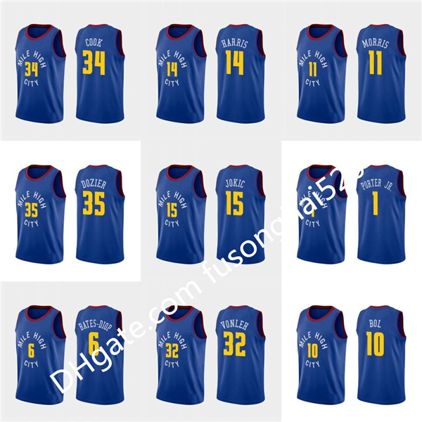 2021 Print Men's Women kids College Blue Any player Nikola 27 Jokic Bol Bol Jamal Murray Zeke Nnaji City basketball Jersey New Uniform, Black;red
2021 Print Men's Women kids College Blue Any player Nikola 27 Jokic Bol Bol Jamal Murray Zeke Nnaji City basketball Jersey New Uniform, Black;red