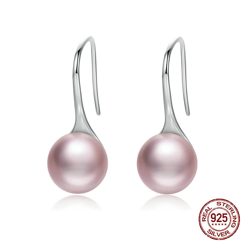 Imitation Pearl Drop Earrings For Women 100% Real 925 Sterling Silver Elegant Jewelry Drop Shipping
Imitation Pearl Drop Earrings For Women 100% Real 925 Sterling Silver Elegant Jewelry Drop Shipping