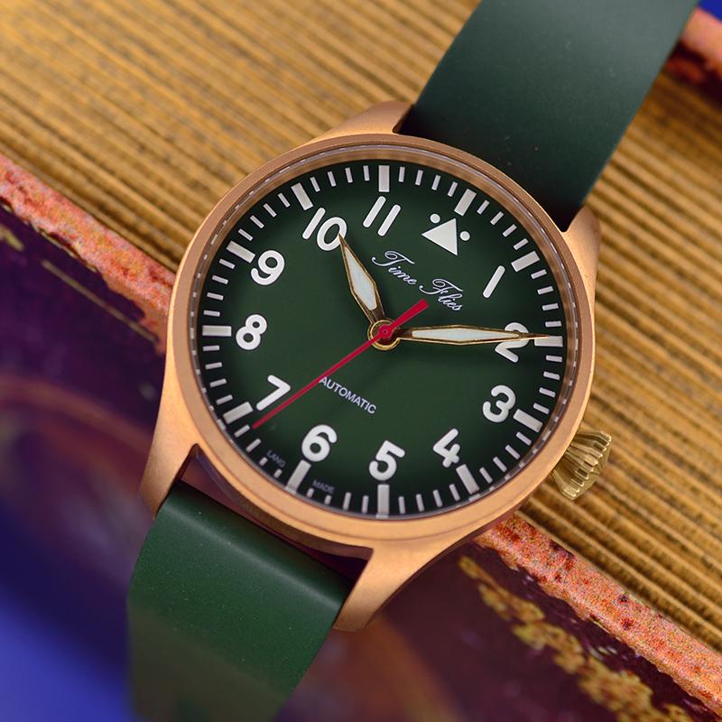 Wristwatches Vintage Bronze Watches Mechanical Mens Rubber 2021 Watc Sea Gull ST2130 BGW9 Luminous 42MM Case Sapphire, Green
Wristwatches Vintage Bronze Watches Mechanical Mens Rubber 2021 Watc Sea Gull ST2130 BGW9 Luminous 42MM Case Sapphire, Green