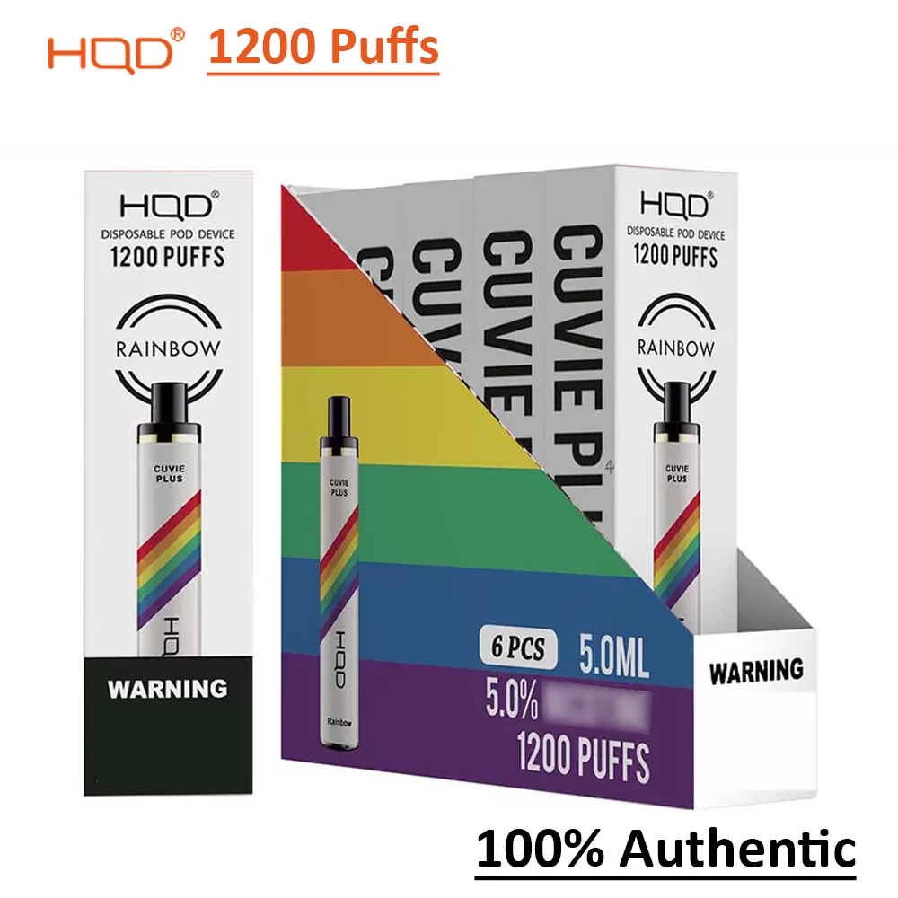 Authentic HQD CUVIE PLUS Disposable 1200 Puffs Electronic Cigarettes Pod Device Vape Pen Kit 950mAh 5ml Pre-filled
Authentic HQD CUVIE PLUS Disposable 1200 Puffs Electronic Cigarettes Pod Device Vape Pen Kit 950mAh 5ml Pre-filled