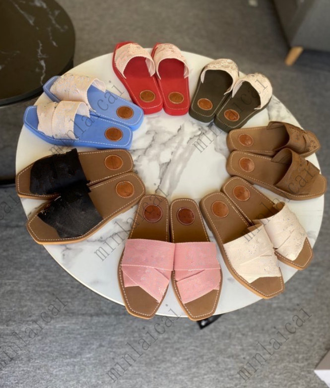NO290 Branded Women Woody Mules Flat Slipper Deisgner Canvas Print Lady Lettering Fabric Outdoor Leather Sole Slide Sandal Flip Flops, No shoes
NO290 Branded Women Woody Mules Flat Slipper Deisgner Canvas Print Lady Lettering Fabric Outdoor Leather Sole Slide Sandal Flip Flops, No shoes