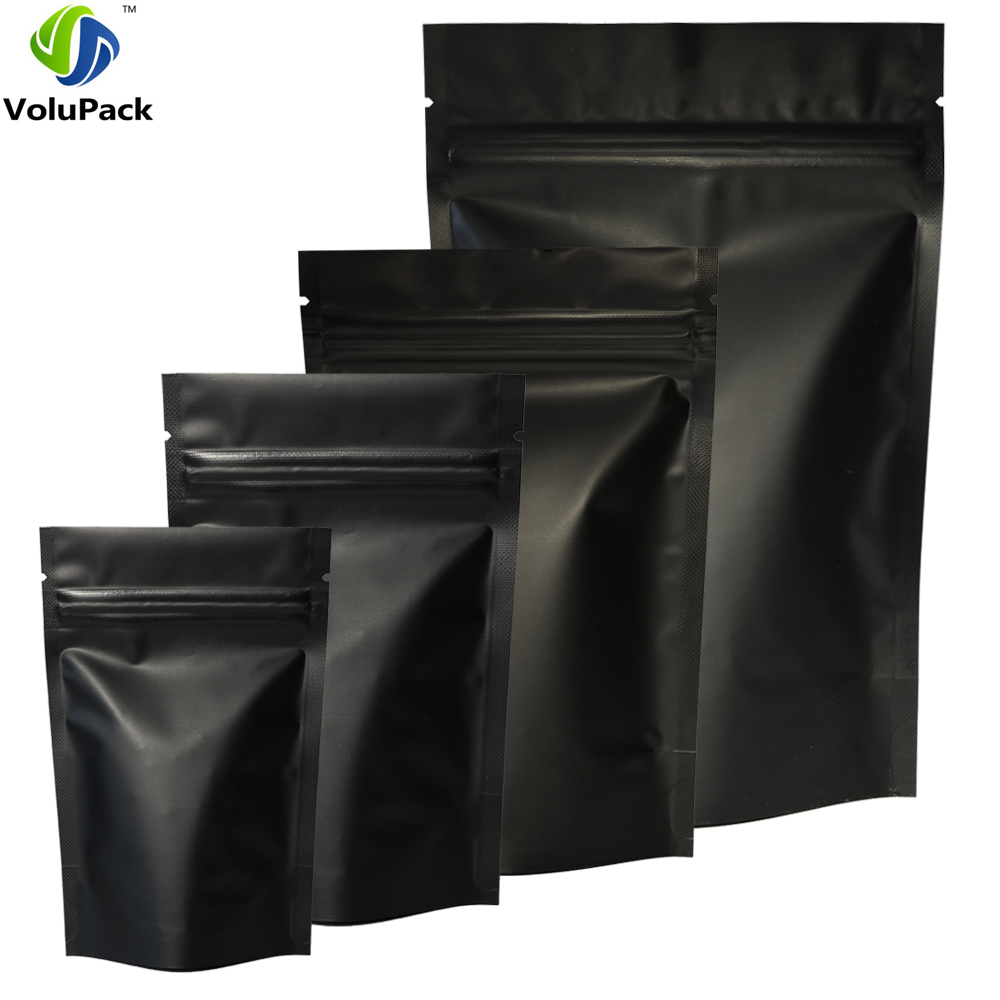 High Quaity 100pcs Heat Sea Zip ock Package Bags Auminum Foi Myar Tear Notch Matte Back Stand Up Bag Whoesae
High Quaity 100pcs Heat Sea Zip ock Package Bags Auminum Foi Myar Tear Notch Matte Back Stand Up Bag Whoesae