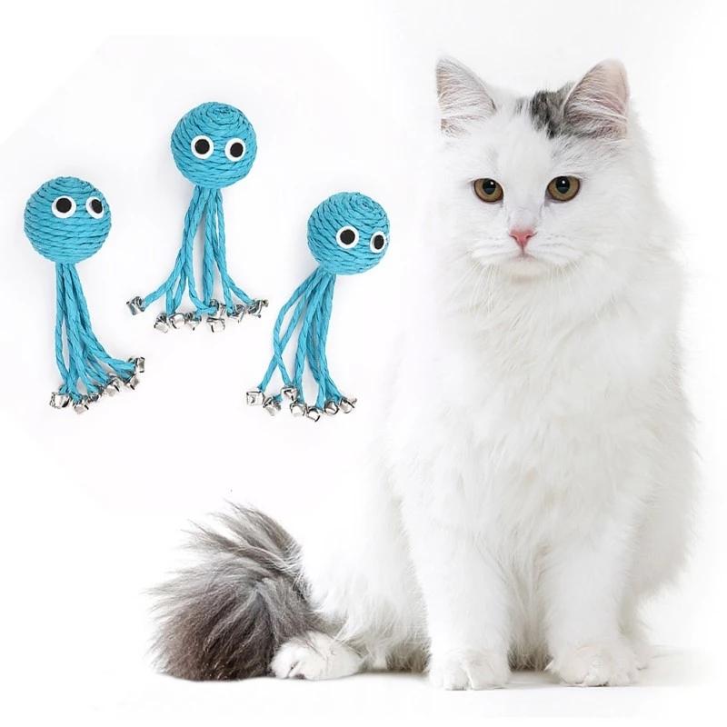 Funny Cat Toy Octopus Pet Supplies Kitten Toys Interactive Paper Rope Octopus Ball With Bell Playing Toys Scratch Resistant Throwing CPA3277
Funny Cat Toy Octopus Pet Supplies Kitten Toys Interactive Paper Rope Octopus Ball With Bell Playing Toys Scratch Resistant Throwing CPA3277