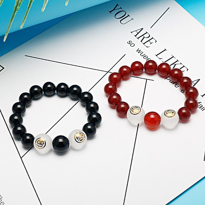 Beaded, Strands Japan Anime Portgas D Ace Luffy Bracelet Red Black Agate Crystal Bracelets Chain Cosplay Prop Jewelry Decor Girl Gifts
Beaded, Strands Japan Anime Portgas D Ace Luffy Bracelet Red Black Agate Crystal Bracelets Chain Cosplay Prop Jewelry Decor Girl Gifts