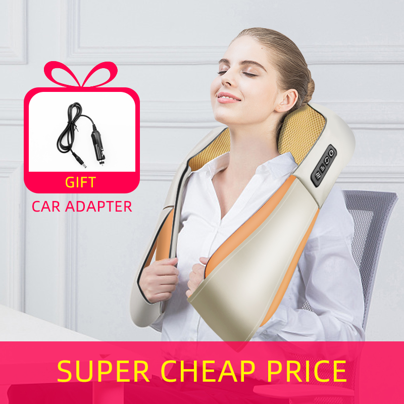 U Shape Electric Neck Roller Massager for Back Neck Shoulder Body Health Care Relaxation Infrared Heated Kneading Massage Pillow
U Shape Electric Neck Roller Massager for Back Neck Shoulder Body Health Care Relaxation Infrared Heated Kneading Massage Pillow