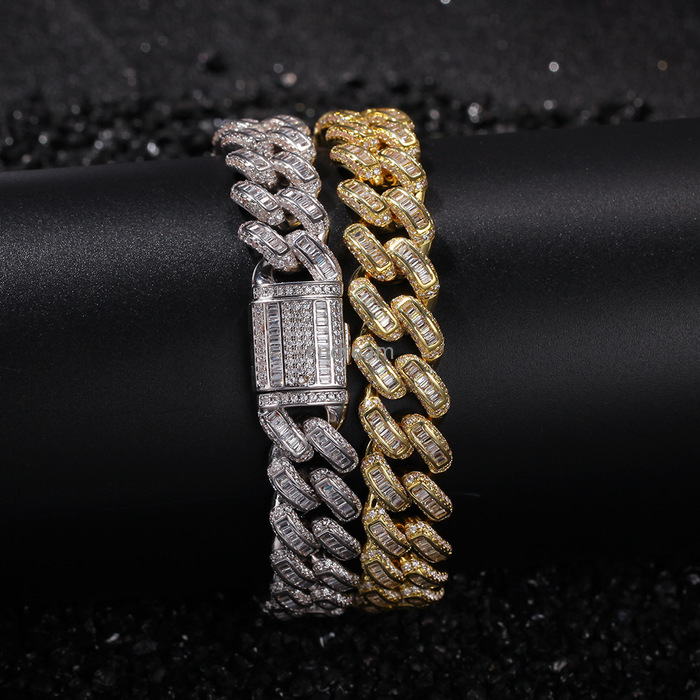 Cuban Chain Bracelet Diamond Zircon Jewelry Set Copper Gold Link Chains Bracelets Wristband Hip Hop Rap Fashion for Men Women Will and Sandy Drop Ship Service
Cuban Chain Bracelet Diamond Zircon Jewelry Set Copper Gold Link Chains Bracelets Wristband Hip Hop Rap Fashion for Men Women Will and Sandy Drop Ship Service