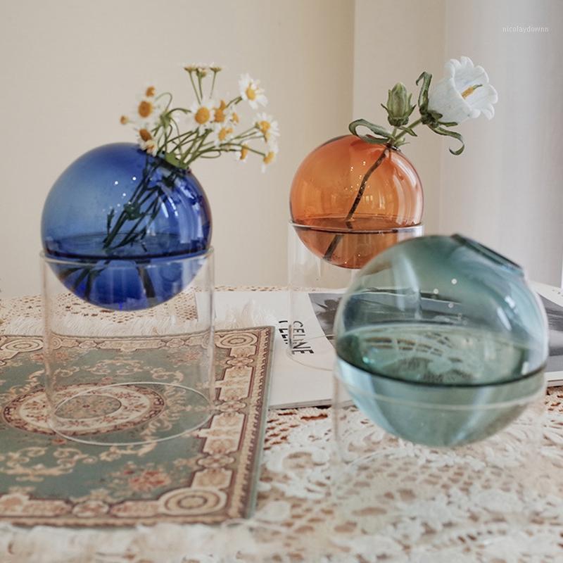 Vases Spherical Glass Vase With Stand Colorful Hydroponics Flower Ins Plant Holder Deasktop Ornamets Modern Home Decorations
Vases Spherical Glass Vase With Stand Colorful Hydroponics Flower Ins Plant Holder Deasktop Ornamets Modern Home Decorations