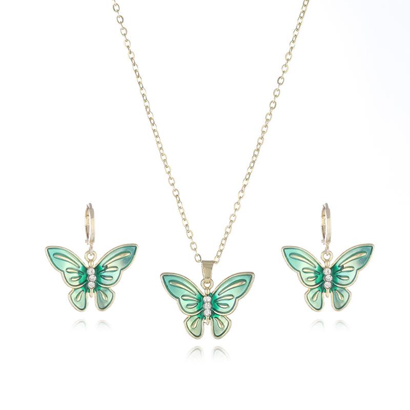 Earrings & Necklace Lovely Matte Butterfly Necklaces Rose Gold Stainless Steel Jewelry Set Earings For Women Wedding Ear Studs Gift, As pic
Earrings & Necklace Lovely Matte Butterfly Necklaces Rose Gold Stainless Steel Jewelry Set Earings For Women Wedding Ear Studs Gift, As pic
