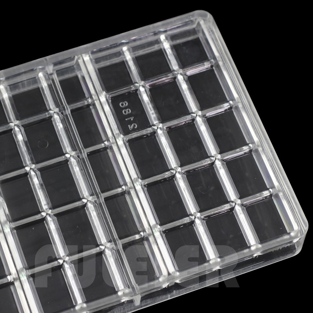 12 6 06cm polycarbonate chocolate bar mold DIY baking pastry confectionery tools sweet candy chocolate mould Y2006182275098