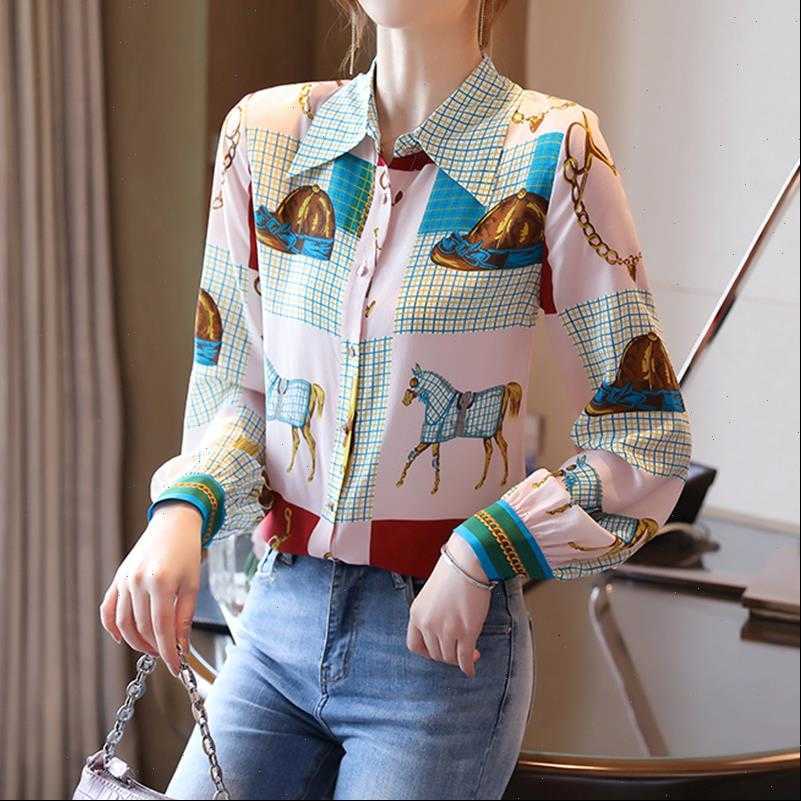 france style fashion printing women blouses spring summer long sleeve turn down collar blusas mujer, White
france style fashion printing women blouses spring summer long sleeve turn down collar blusas mujer, White