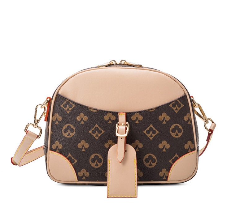 Messenger Bag Femal Style Printing Korean Round handBag Trendy Ladies Shoulder Texture Temperament Small Bags, Brown
Messenger Bag Femal Style Printing Korean Round handBag Trendy Ladies Shoulder Texture Temperament Small Bags, Brown