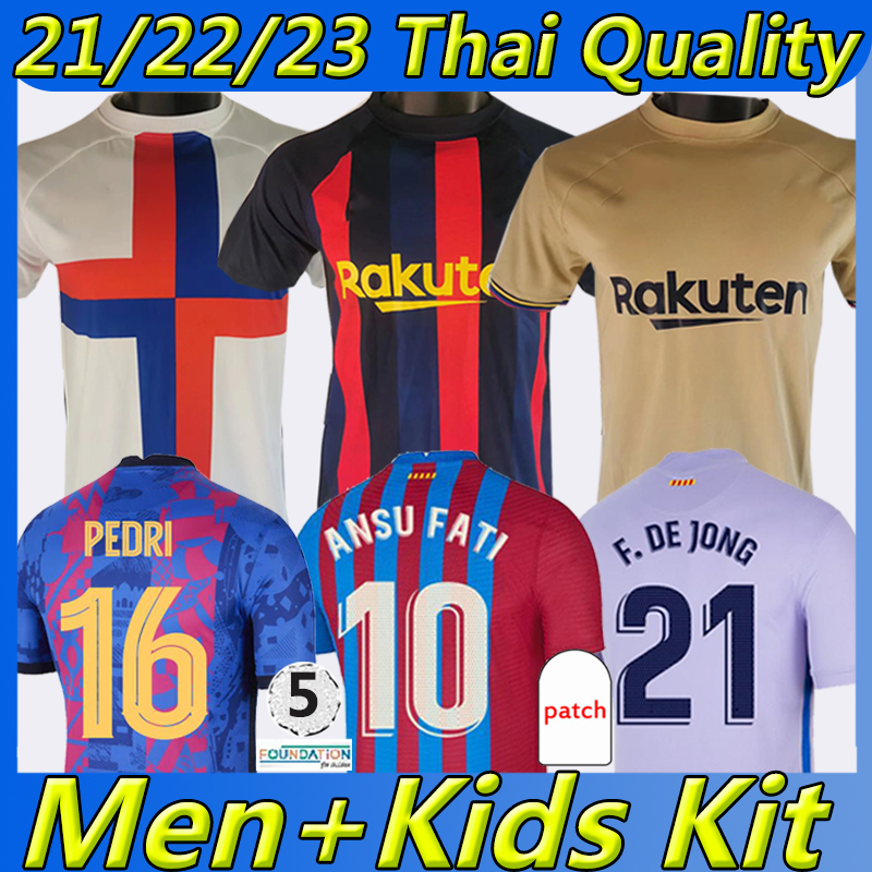 21/22/23 ANSU FATI Camisetas de football soccer jerseys MEMPHIS PEDRI Kun Aguero BARCA 2021 2022 2023 COUTINHO F. DE JONG DEST PIQUE kit shirts men + kids sets third, Black
21/22/23 ANSU FATI Camisetas de football soccer jerseys MEMPHIS PEDRI Kun Aguero BARCA 2021 2022 2023 COUTINHO F. DE JONG DEST PIQUE kit shirts men + kids sets third, Black