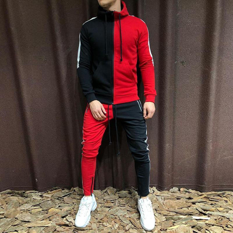Men's Tracksuits Mens Tracksuit Hoodie Set Two Pieces Autumn Winter Sports Suit Half Black White Pant Sweatshirt Male Sweatsuit Outfit YGII, 1# shoe box
Men's Tracksuits Mens Tracksuit Hoodie Set Two Pieces Autumn Winter Sports Suit Half Black White Pant Sweatshirt Male Sweatsuit Outfit YGII, 1# shoe box