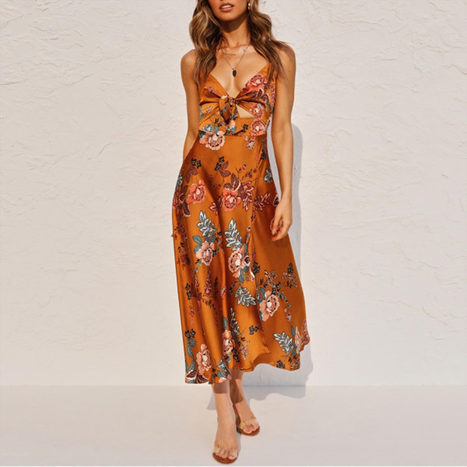 vintage club floral print women dresses long v neck halter bow sleeveless beach backless ladies elegant night, Black;gray
vintage club floral print women dresses long v neck halter bow sleeveless beach backless ladies elegant night, Black;gray