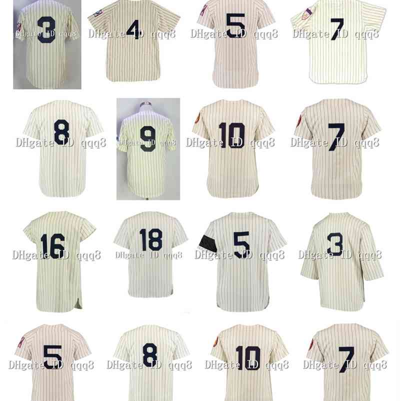 26 Vintage Baseball Jersey BABE RUTH MANTLE JOE DIMAGGIO LOU GEHRIG 8 YOGI BERRA 16 Whitey Ford Thurman Munson Don Larsen Phil Rizzuto Retro, Black
26 Vintage Baseball Jersey BABE RUTH MANTLE JOE DIMAGGIO LOU GEHRIG 8 YOGI BERRA 16 Whitey Ford Thurman Munson Don Larsen Phil Rizzuto Retro, Black